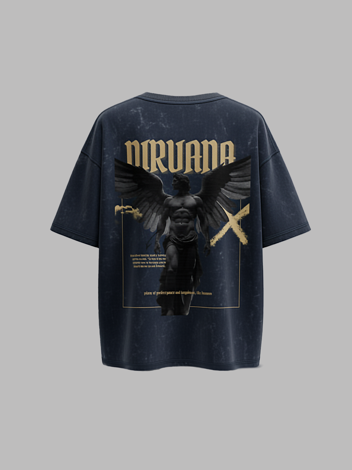 Ascend – Nirvana Acid Wash Oversized Tee