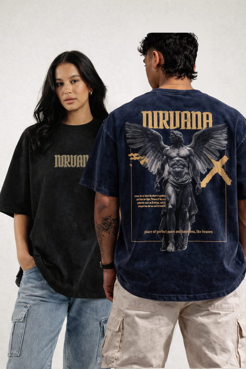 Ascend Acid Wash Oversized Tee