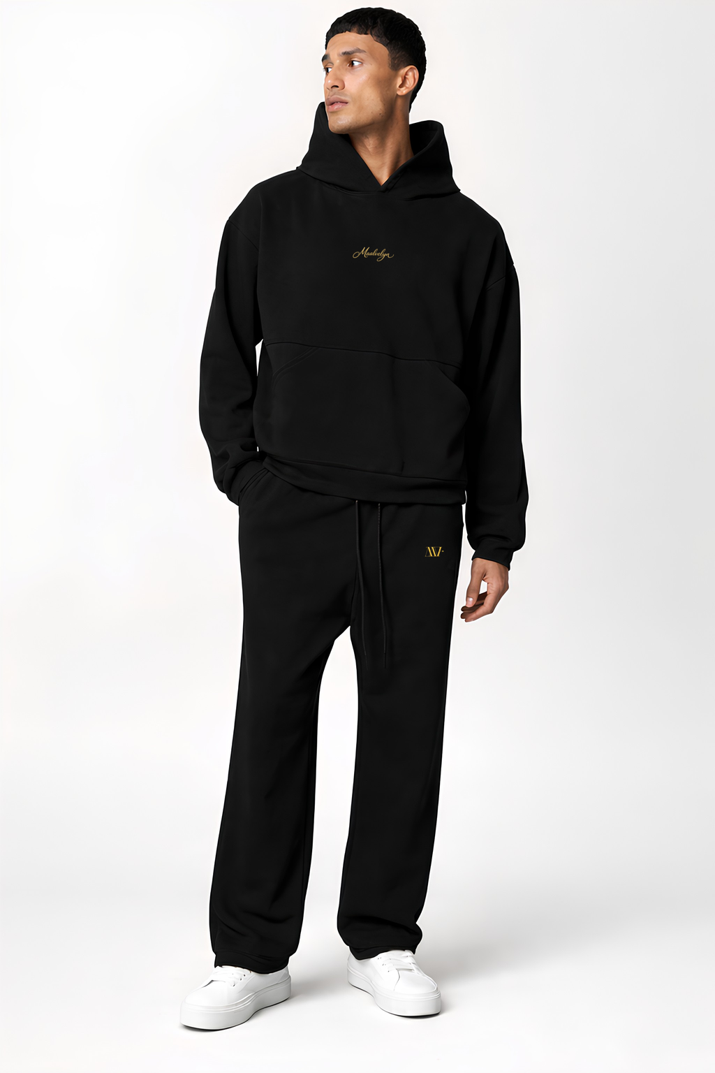 Maalvelyn Originals Black Hoodie & Pant Co-Ord Set