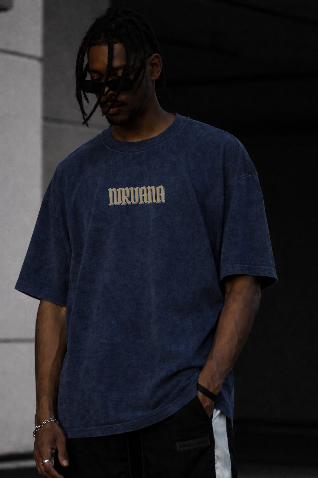 Ascend Acid Wash Oversized Tee