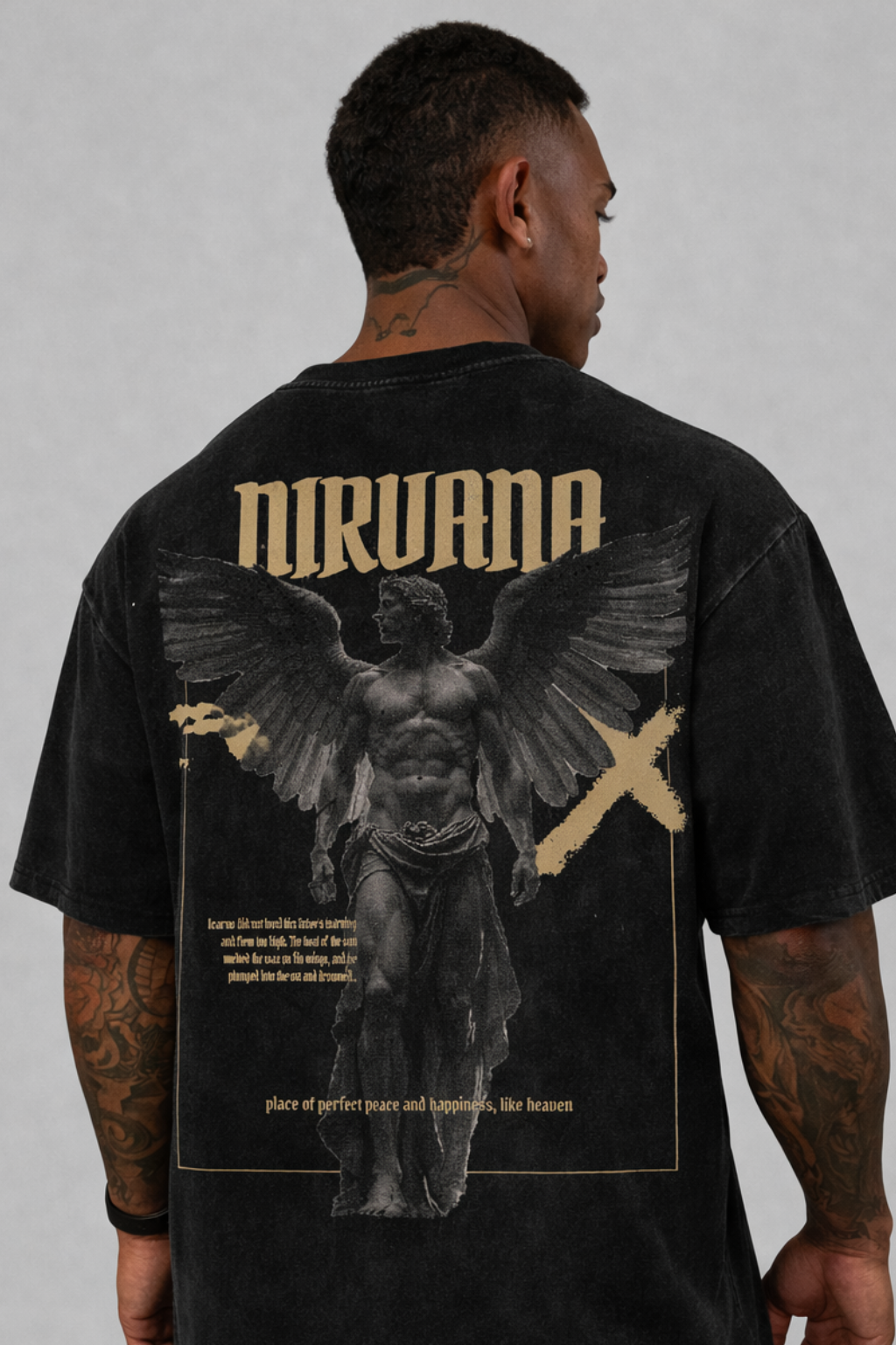 Ascend Acid Wash Oversized Tee