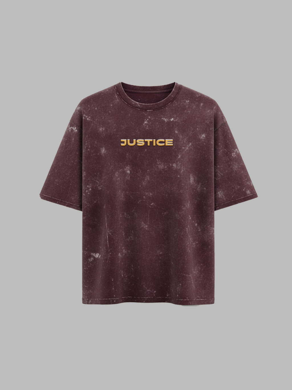 Justice – Acid Wash Oversized Tee