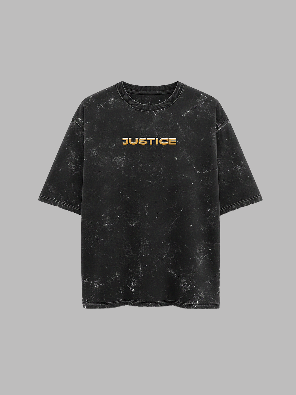 Justice – Acid Wash Oversized Tee