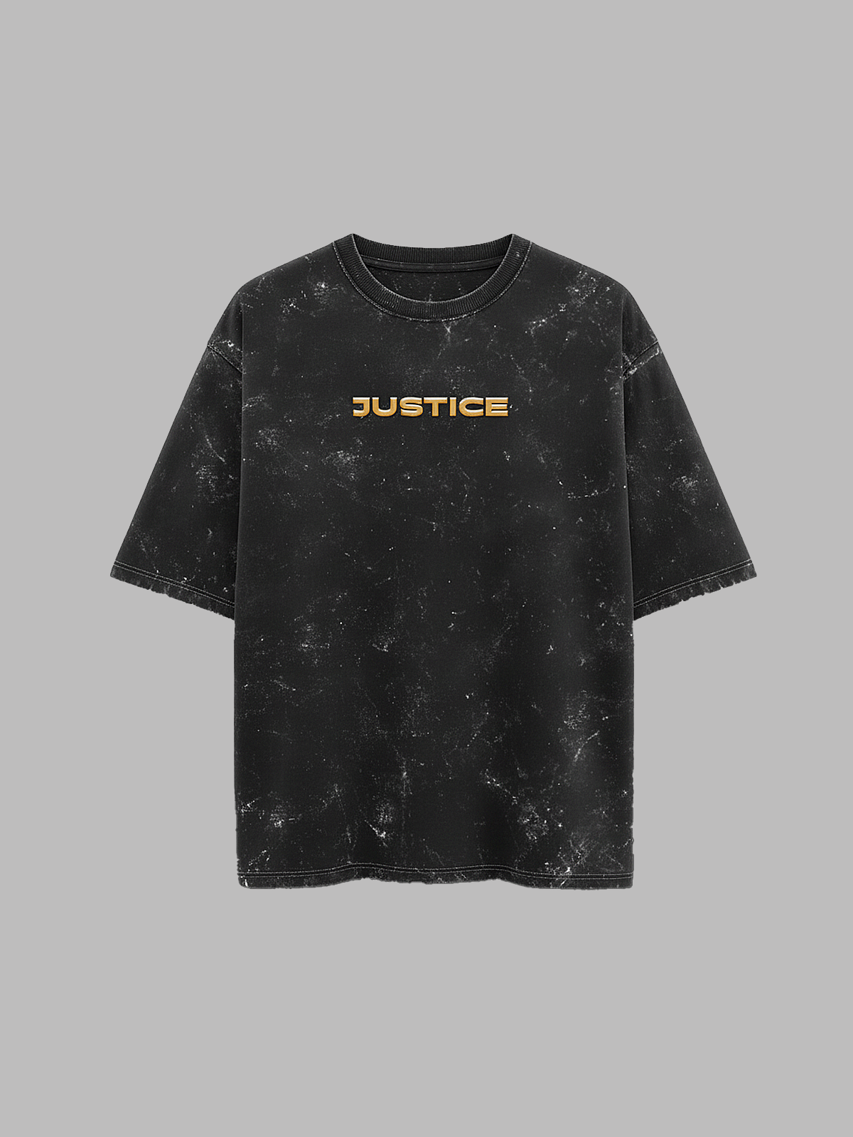 Justice – Acid Wash Oversized Tee