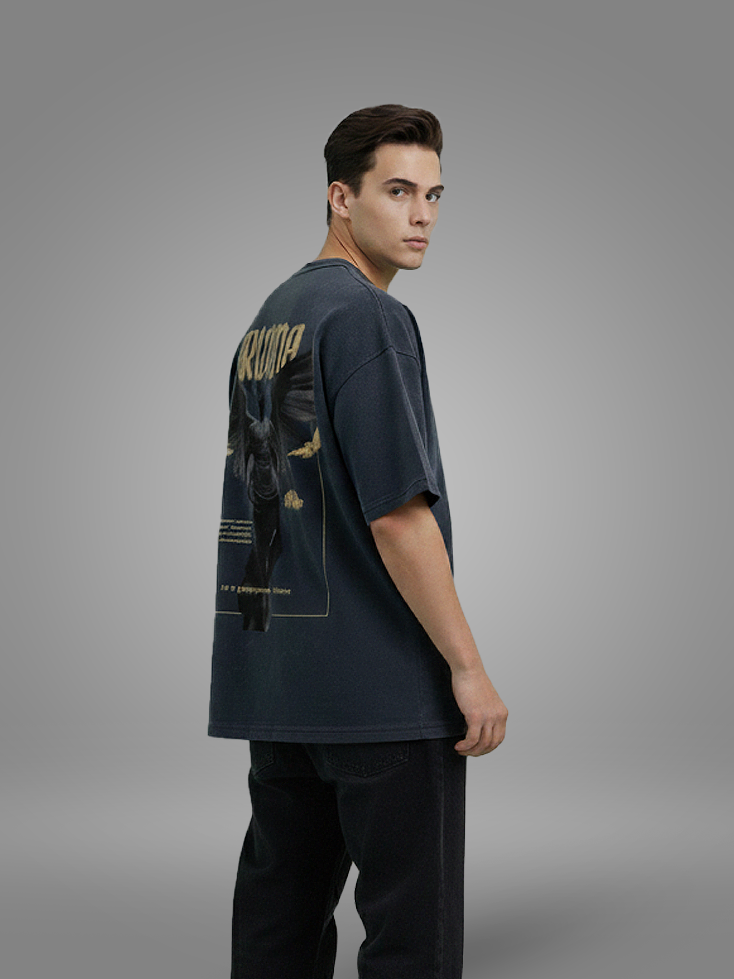 Ascend – Nirvana Acid Wash Oversized Tee