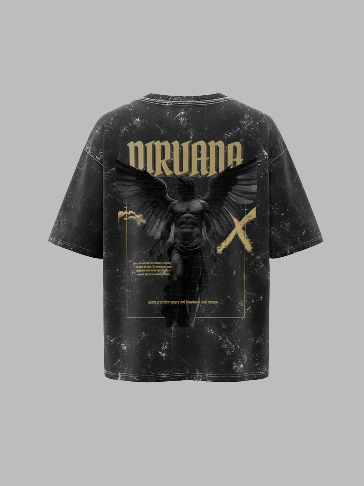 Ascend – Nirvana Acid Wash Oversized Tee