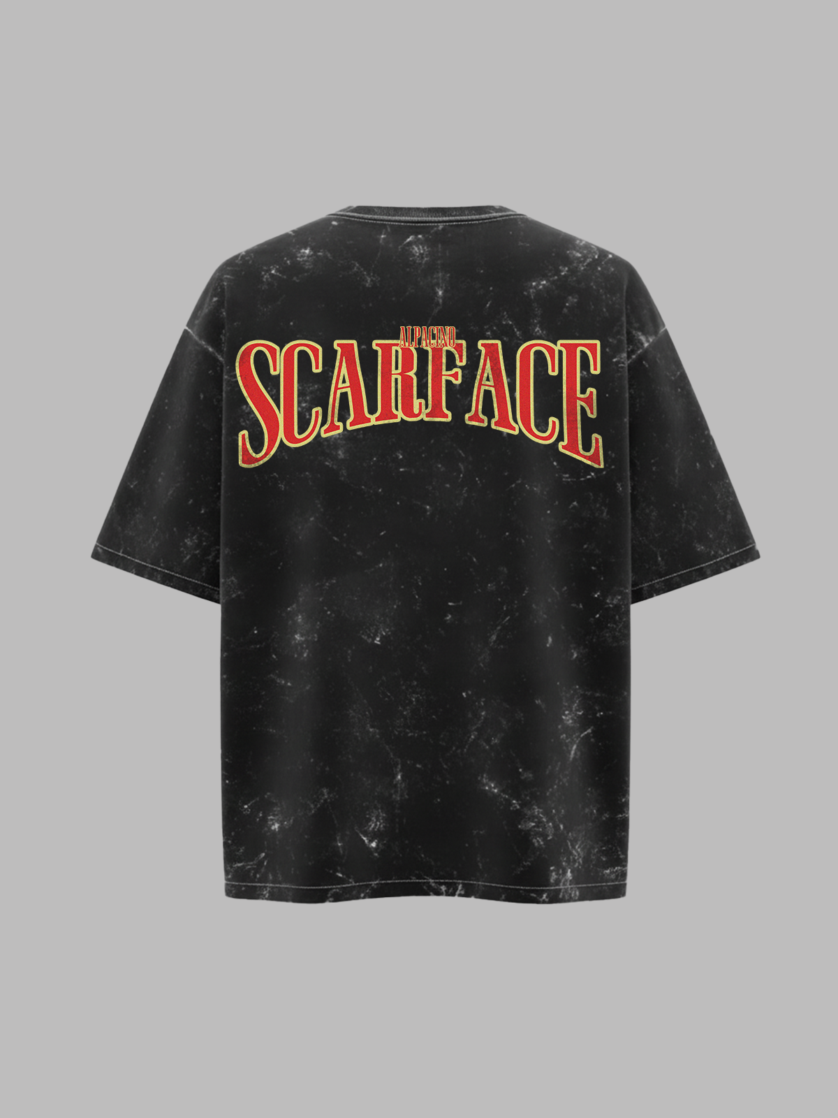 Scarface – Al Pacino Acid Wash Oversized Tee