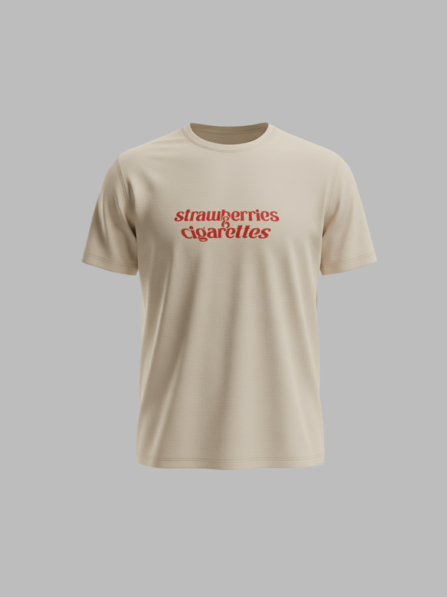 Strawberries & Cigarettes Unisex Premium Cotton T-Shirt – Inspired by Troy