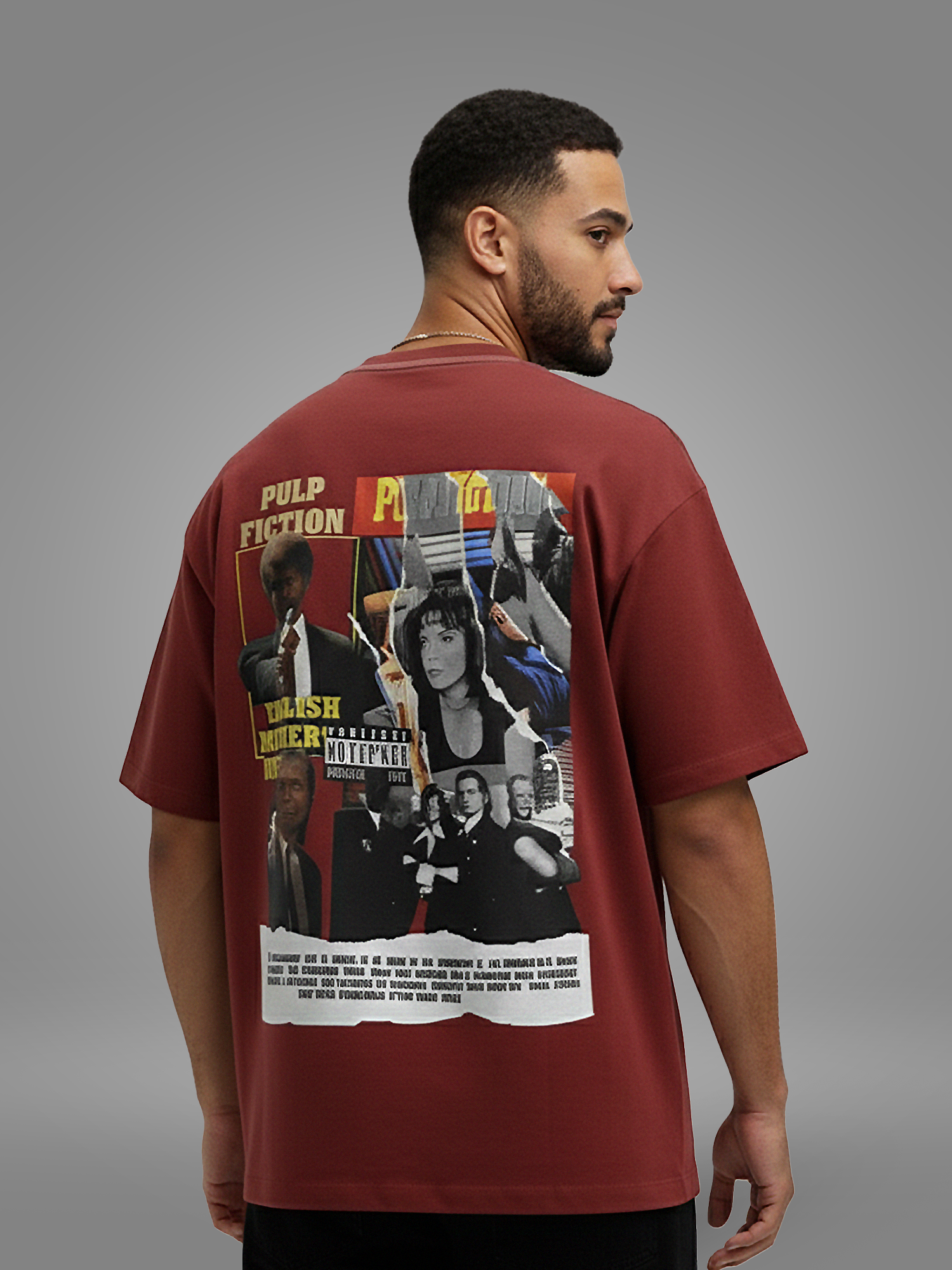 English Motherf***er – Pulp Fiction Oversized Tee