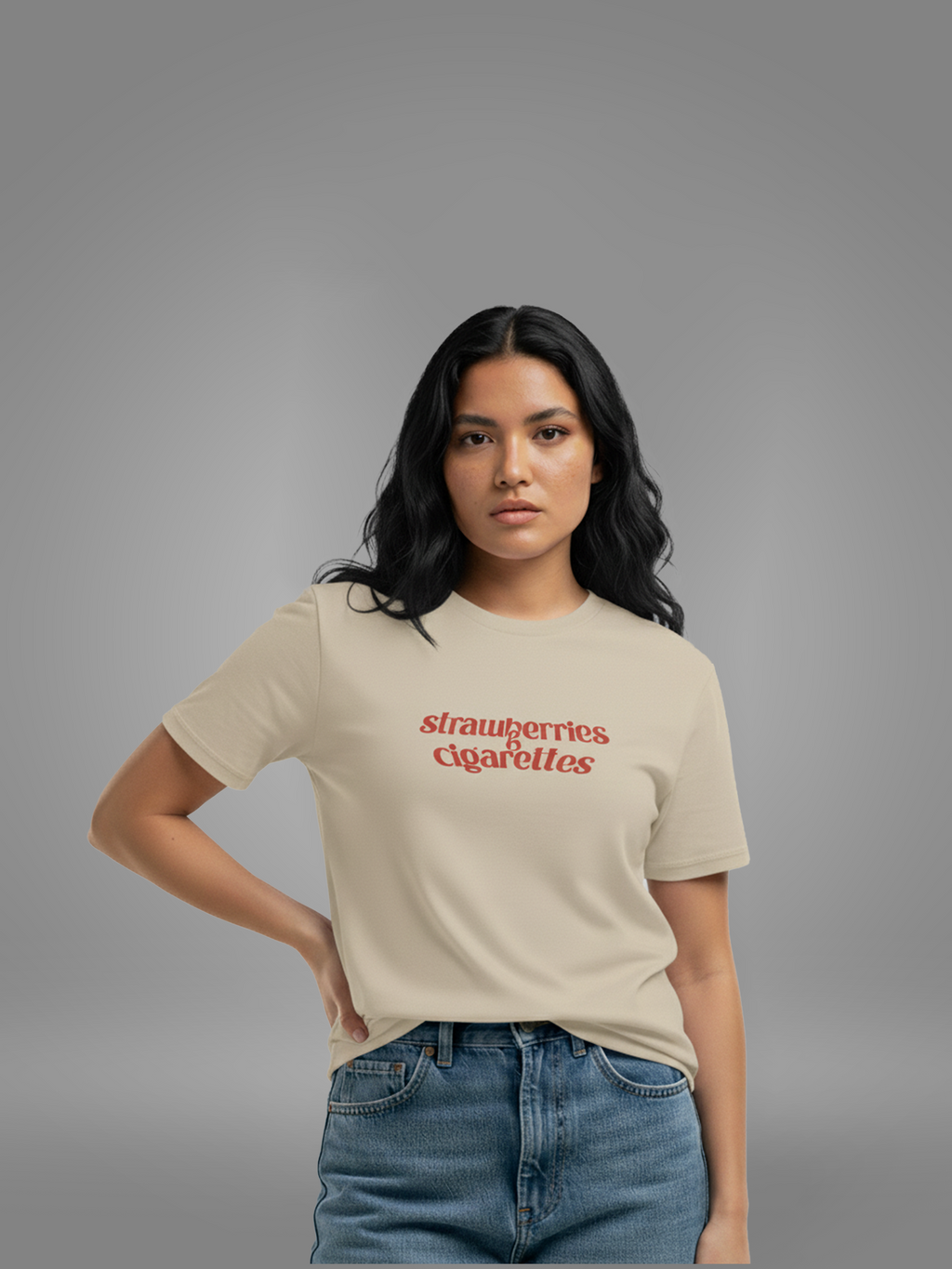 Strawberries & Cigarettes Unisex Premium Cotton T-Shirt – Inspired by Troy
